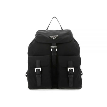 PRADA 26SS Dreieckslogo Nylon Rucksack Schwarz 1BZ677 RV44 F0002 159537354 [P]