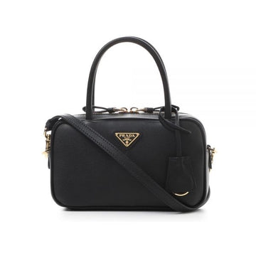 Prada Triangle Logo Crossbody & Tote Bag Black 159537356 [P]
