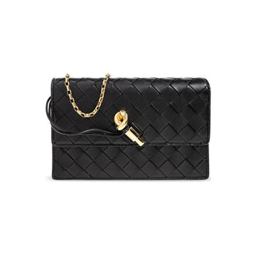 Bottega Veneta Andiamo Chain Pouch Bag Black 844107 VCPP2 1019 159537457 [P]