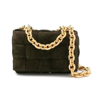 Bottega Veneta Chain Cassette Shoulder Bag Brown 2132 159537470 [P]