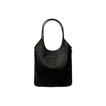 MIU MIU アイビーレギュラートート＆ショルダーバッグ ブラック 5BG231 2CRW F0002 159537538 [P]