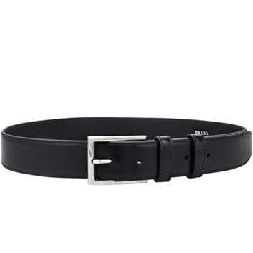 PRADA Leder Gürtel mit silberner Schnalle 156479972 [P]