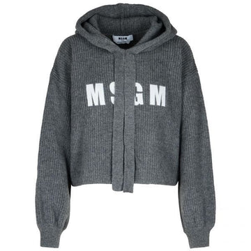 MSGM Wollkaschmir-Mischung Biscuit Kapuzenpullover 3741MDM218 247790 98 131625192 [P]