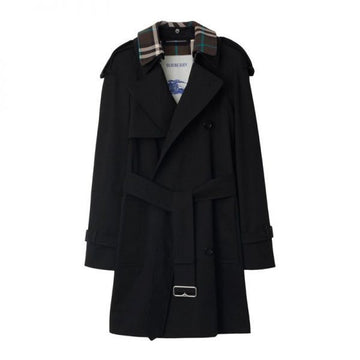 BURBERRY Langer abnehmbarer Kragen Gabardine Trenchcoat 159537855 [P]