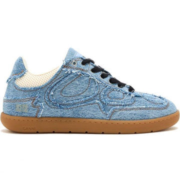 GANNI Denim Sneakers mit rohem Rand 147739047 [P]