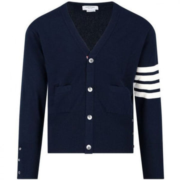 Thom Browne Classic Cashmere 4-Bar V-Neck Cardigan 159538092 [P]
