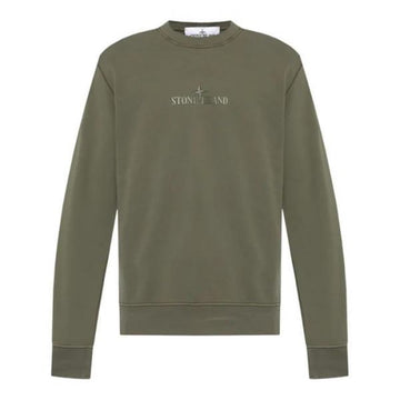 STONE ISLAND Baumwoll-Fleece 'Institutional One' Print Crewneck Sweatshirt (811566182 V0059) 151784835 [P]