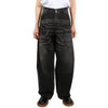 Y PROJECT Schwarze weite Jeans mit Patch 66376515 [P]
