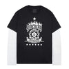 GIVENCHY レイヤードエフェクトロゴロングスリーブTシャツ 78465813 [P]