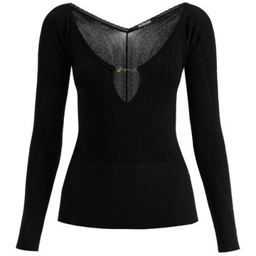 Jacquemus LE HAUT PRALU Long Sleeve Top (241KN357 2358 990) 116331537 [P]