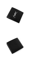 SAINT LAURENT Cassandra Monogram Silberne Geldbörse 453276 0SX0E 1000 146351843 [P]