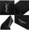 SAINT LAURENT Cassandra Monogram Silberne Geldbörse 453276 0SX0E 1000 146351843 [P]