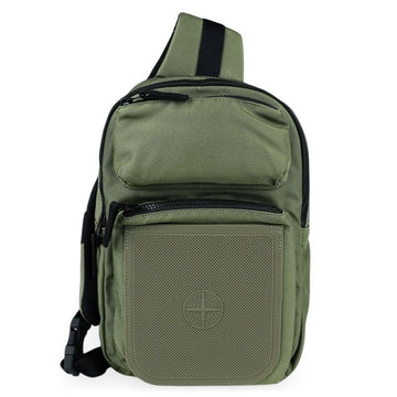 STONE ISLAND Herren Archive Panama Nylon Crossbody Bag (Militär) L2S15 9200005 S0391 V005G 159539641 [P]
