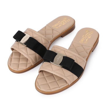 Salvatore Ferragamo Slide LOVECQ-1 BEIGE 754668 76082568 [P]