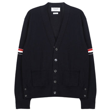 Thom Browne Striped Virgin Wool Cardigan 76796648 [P]