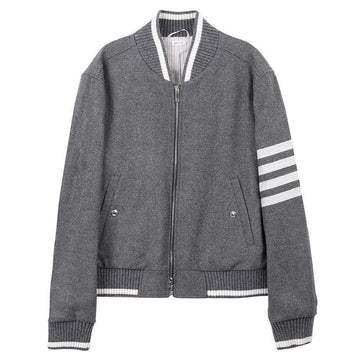 THOM BROWNE メルトン 4バー ブルゾン ジャケット MJO030AF0522-035 78905426 [P]