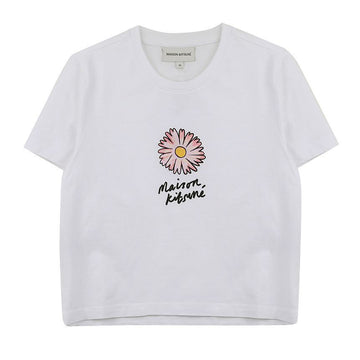 MAISON KITSUNE フローティング フラワー ベビー Tシャツ 91566658 [P]