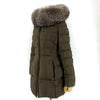 PRADA Lina Nylon Triangellogo Fox Fur Damen Langjacke 159539890 [P]
