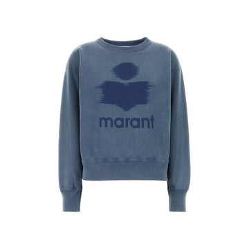 Isabel Marant MOBYLI Fleece Sweatshirt Indigo SW0011FA C1M04E 30IN 152303349 [P]