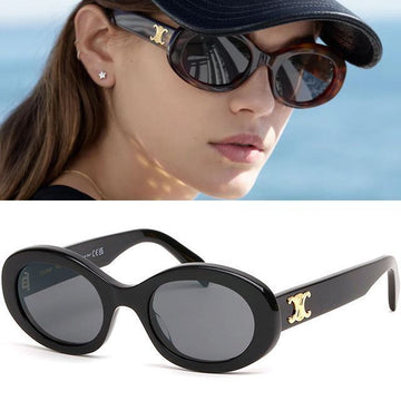 Celine Triope 01 Oval Sunglasses 123850701 [P]