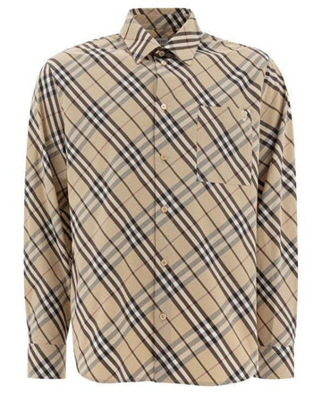 BURBERRY リラックスフィットチェックコットンシャツ8105202 151054889 [P]