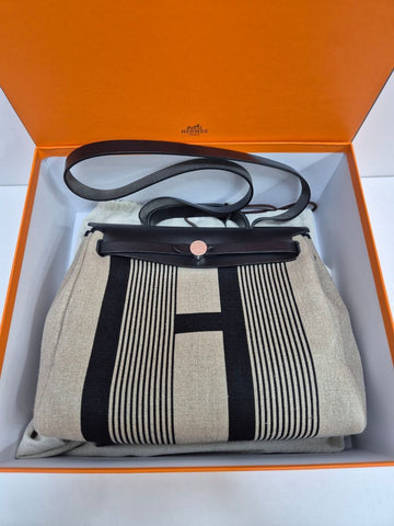 HERMES Ercule Noire Tote Bag Crossbody 4000000 159540450 [P]