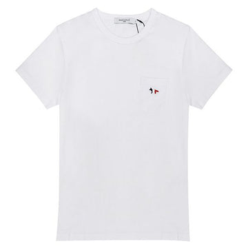 MAISON KITSUNE Tricolor Fox Patch Pocket T-Shirt 45555735 [P]