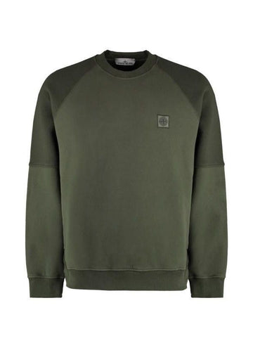 STONE ISLAND ブロワー ディアゴナル コットン フリース スウェット 811560252 V0059 152531035 [P]