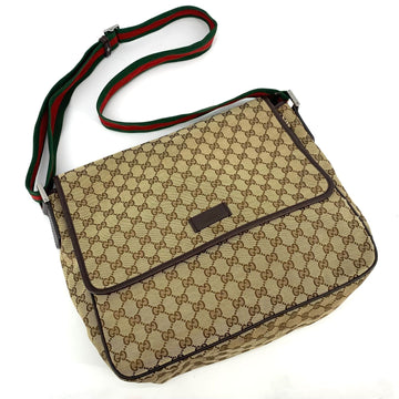 GUCCI Jacquard Dreistreifen Messenger Bag 233052 159540844 [P]