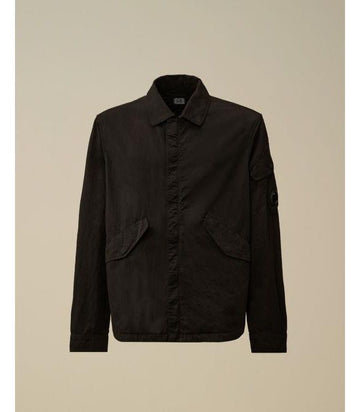 CP COMPANY Diagonal Flatt ナイロン シャツジャケット 19CMOS078A 110201G 999 152205431 [P]