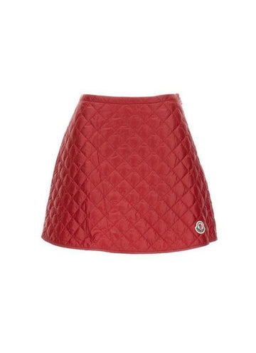 Moncler Diamond Quilted Mini Skirt 152205230 [P]