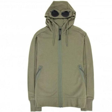 CP Company Diagonal Raised Fleece Full Zip Hooded Sweatshirt 19CMSS715A 005086W 652 152205082 [P]