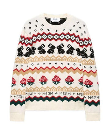 MSGM Wollmischung Strickpullover 3941MDM224 257750 02 152204976 [P]