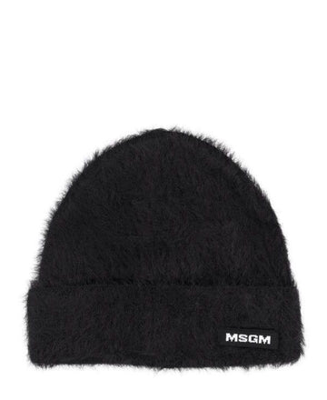MSGM Logo Label Knit Beanie 3941MDL12 257751 99 152204965 [P]