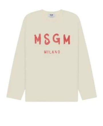 MSGM ロゴ 長袖 Tシャツ 152204849 [P]