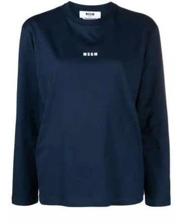 MSGM Langarm-T-Shirt mit Mikrologo 152204813 [P]