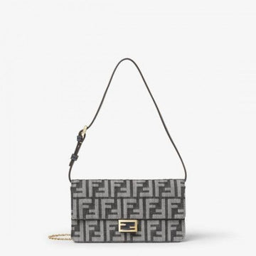 Fendi On Chain Fabric FF Effect Baguette 152204650 [P]