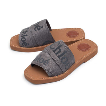 CHLOE Flacher Mules mit Logo CHC23U188EF-066 67232961 [P]