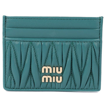 Miu Miu MATERA Nappa Leather Card Holder 67190443 [P]