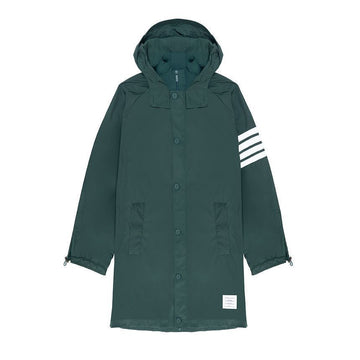 THOM BROWNE Polartec Twill 4-Bar Hooded Parka 310 67049880 [P]