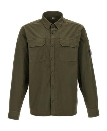 CP COMPANY Gabardine Lens Shirt Organic 18CMSH140A 110143G 683 152204479 [P]
