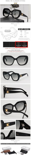 Celine Triofe 06 Sunglasses CL40226U Oversized Horn Rim 123850703 [P]