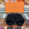 HERMES イズミール シアリング スリッパ ブラック 43 159541503 [P]
