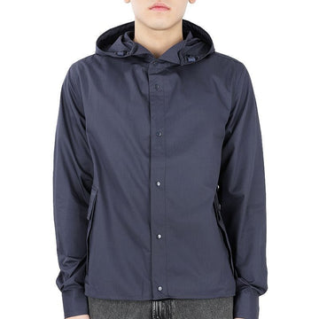 CP COMPANY ロゴパッチポケットフードジャケット（オムブレブルー）14CMSH073A 006472A 884 54739638 [P]