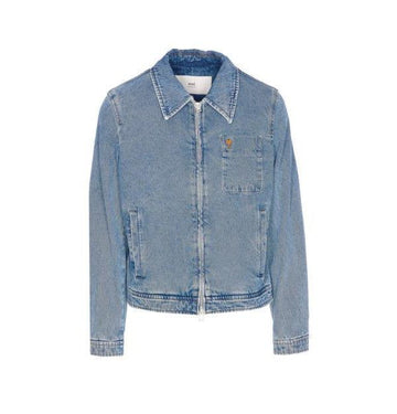 AMI Cotton Zip Jacket HJK835 DE0046 480 151054747 [P]