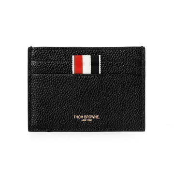 THOM BROWNE Kartenetui Tab Einzelkartenhalter Schwarz Männerkartenetui 33223275 [P]