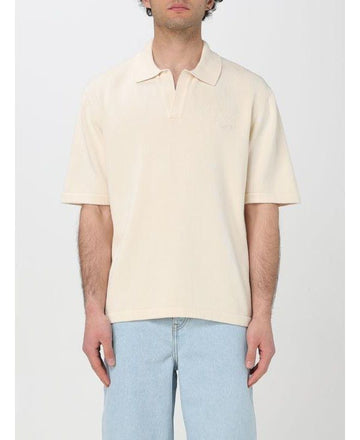 Maison Kitsune Bold Fox Head Embroidered Knit Polo 151060203 [P]
