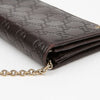 GUCCI Leder-Kettenbörse Clutch Braun 159122496 [P]