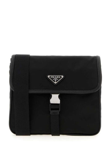 PRADA L Nylon Saffiano Leder Schultertasche 2VD077 2DMH F0002 151072375 [P]