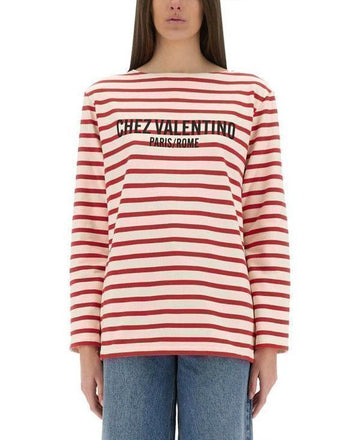 Valentino Stripe T-Shirt 6B3MG24C 962 AS0 151103924 [P]